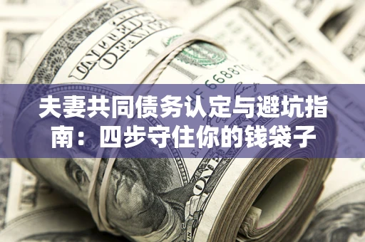 济南夫妻共同债务认定与避坑指南：四步守住你的钱袋子