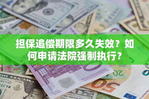 济南担保追偿期限多久失效？如何申请法院强制执行？