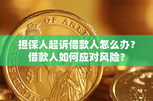 济南担保人起诉借款人怎么办？借款人如何应对风险？