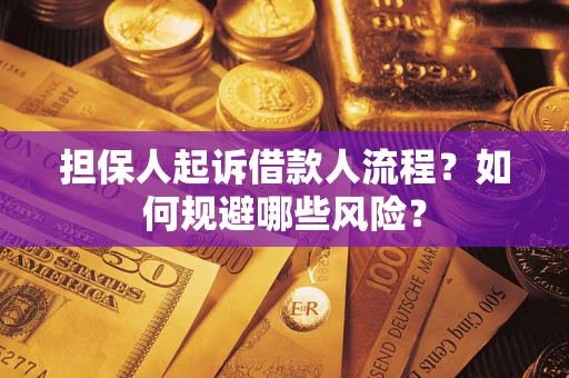 济南担保人起诉借款人流程？如何规避哪些风险？