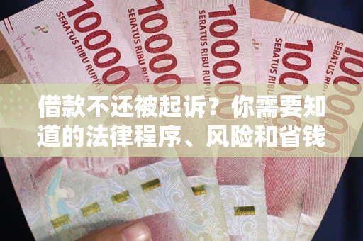 济南借款不还被起诉？你需要知道的法律程序、风险和省钱技巧